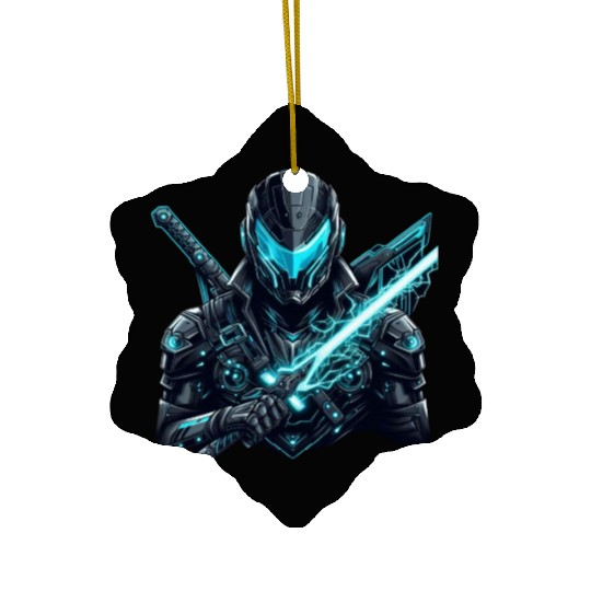 The Midnight Knight Ceramic Ornaments