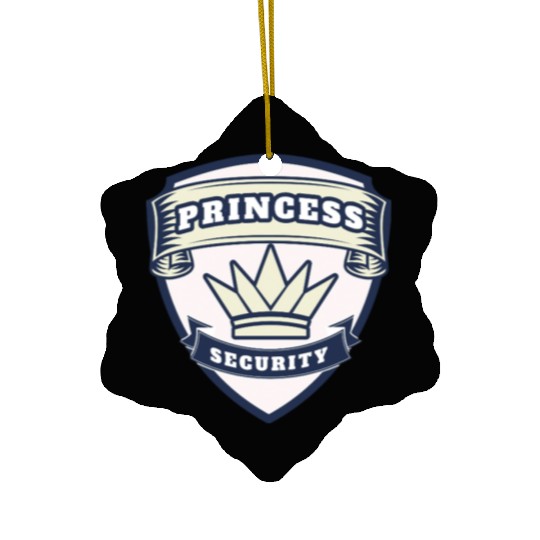 princess security birthday Ceramic Ornaments