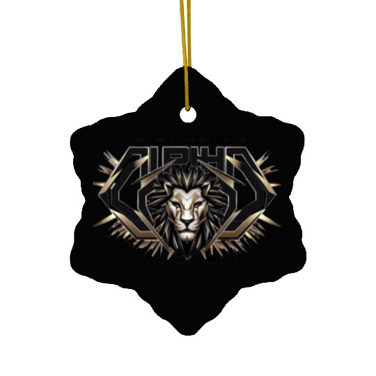 The Eternal King: Alpha & Omega Ceramic Ornaments