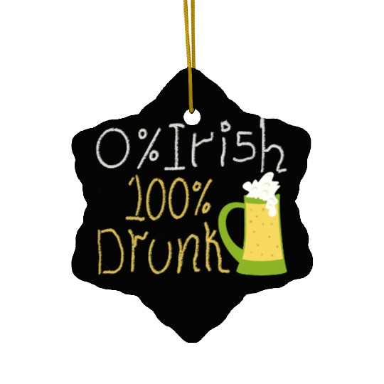 Funny St Patricks Day Ceramic Ornaments - irish humor