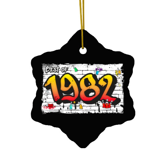 Best of 1982 Graffiti – 43 Years of Punk Edge Ceramic Ornaments