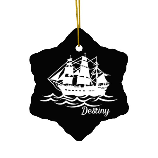 Destiny Ship Ceramic Ornaments