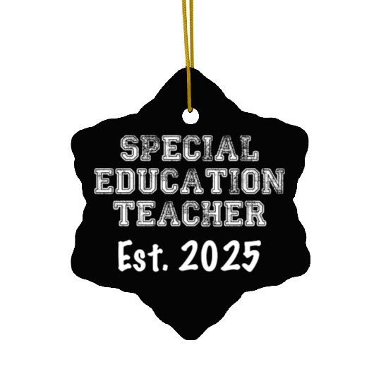 Special Education Teacher Graduation Gift 2025 Ceramic Ornaments