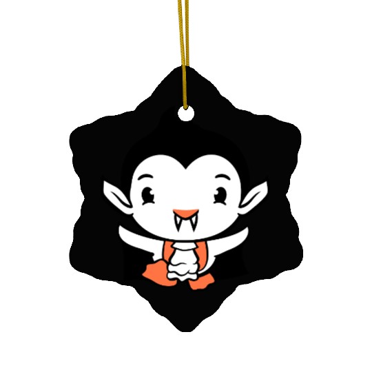 Duck Vampire Halloween Costume Bloodsucker Monster Ceramic Ornaments