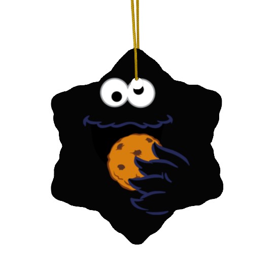 Sesame Street Costume Design Cookie Monster Ceramic Ornaments