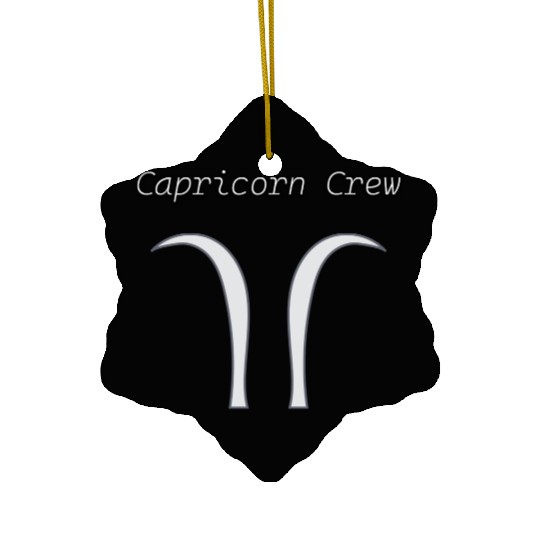 New, Original Capricorn Symbol Ceramic Ornaments