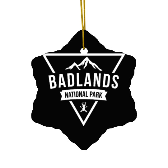 Badlands National Park Ceramic Ornaments