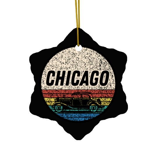 Chicago Ceramic Ornaments
