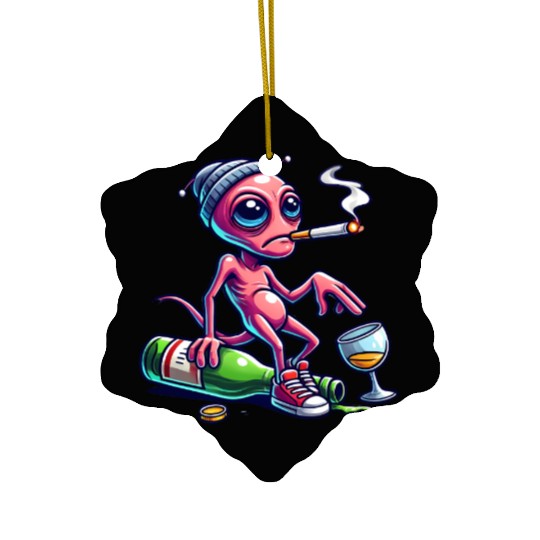 Salva Alien Ceramic Ornaments
