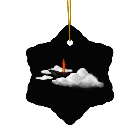 Lava Whale Ceramic Ornaments