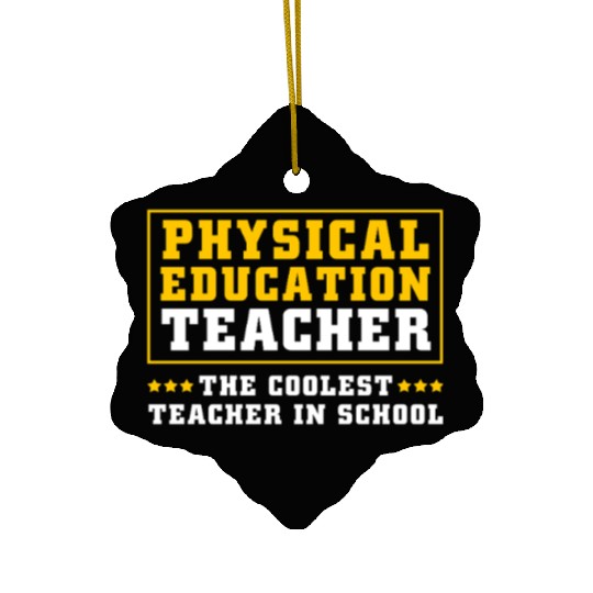 Physical Education Teacher Sports Coach Ceramic Ornaments