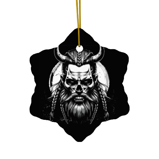 Viking Warrior Man Odin Thor Norman Walhalla Ceramic Ornaments