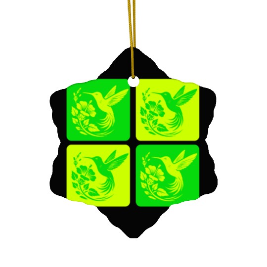 Humming-bird Ceramic Ornaments