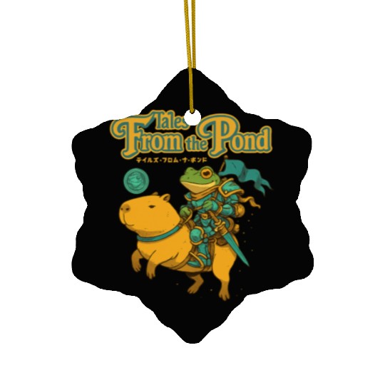Tales From The Pond Ceramic Ornaments