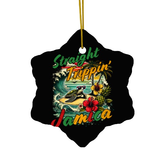 Jamica Vacation Ceramic Ornaments