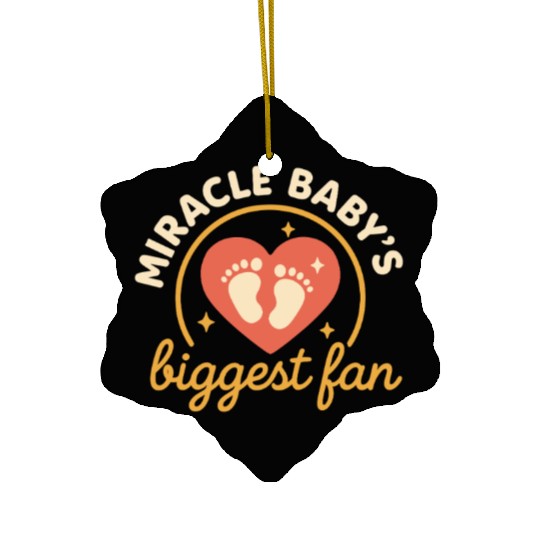 NICU Sibling Preemie Big Brother Big Sister Ceramic Ornaments