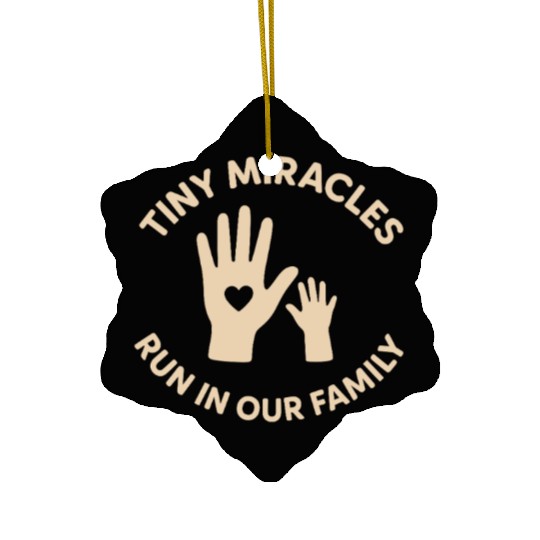 NICU Sibling Preemie Big Brother Big Sister Ceramic Ornaments