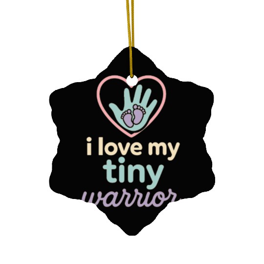 NICU Sibling Preemie Big Brother Big Sister Ceramic Ornaments