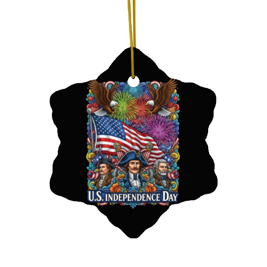 US independence day Ceramic Ornaments