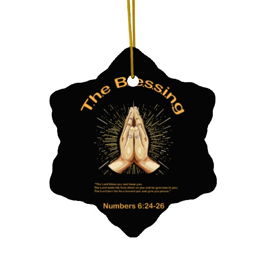 The Blessing Scripture - Bible Ceramic Ornaments