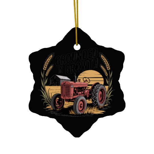 Grounded in Growth Ceramic Ornaments