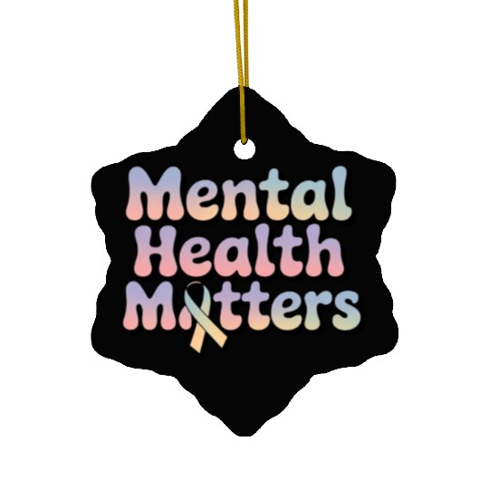 Mental Health Matters – Awareness & Support Ceramic Ornaments