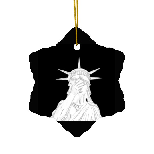Oh the shame Statue of Liberty US for sale chaos Ceramic Ornaments