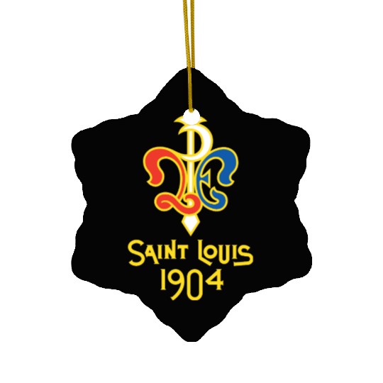 1904 St. Louis - Full Color Ceramic Ornaments