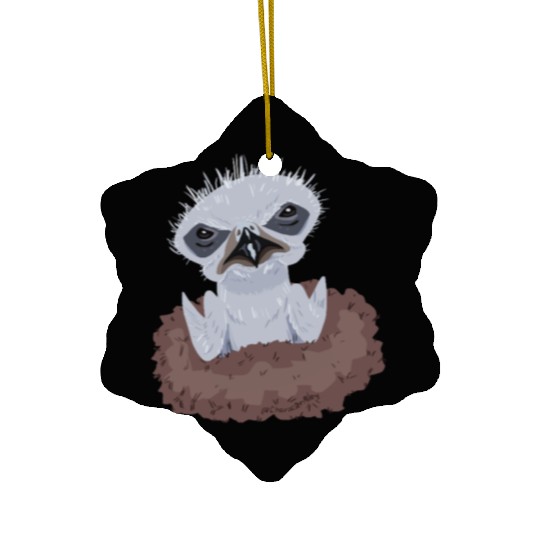 Little Bald Eagle Ceramic Ornaments