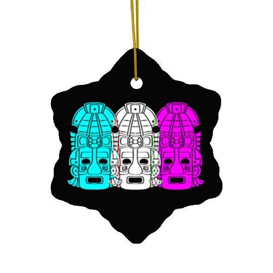 Mayan And Aztec Symbol Aztec Inca Ceramic Ornaments