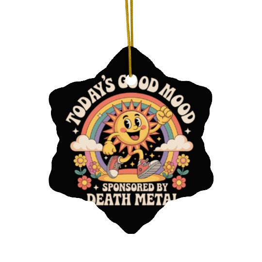 Todays Good Mood Sponsored By Death Metal Ceramic Ornaments