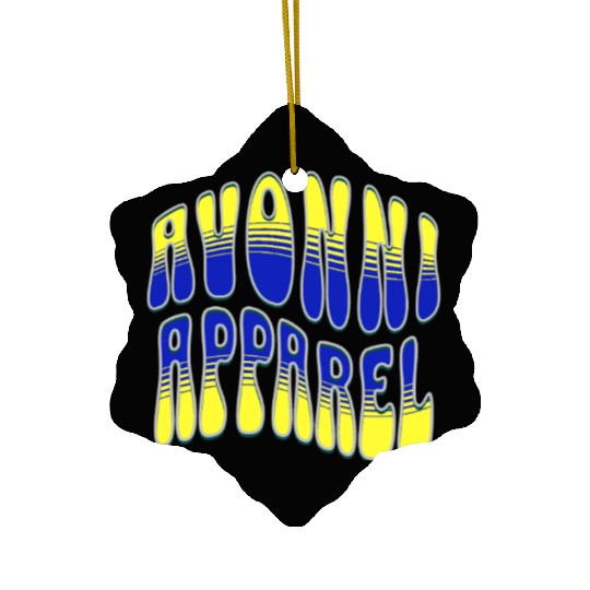 Vibrant Summer Aloha Sunset Design Ceramic Ornaments