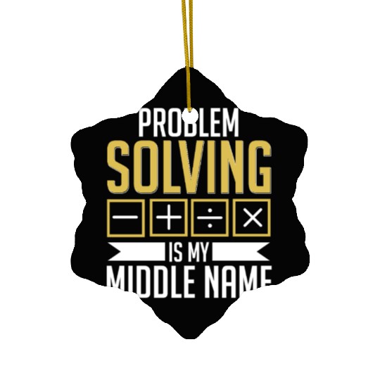 Mathematician Math Teacher Mathematics Ceramic Ornaments