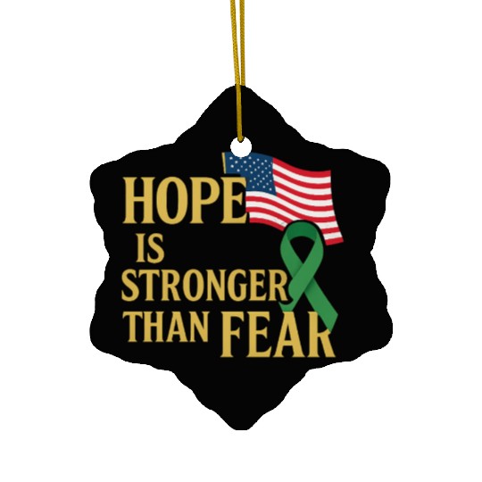 Childhood Cancer Awareness Ceramic Ornaments