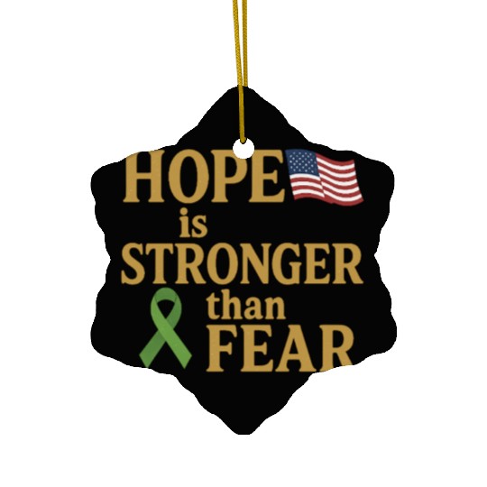 Childhood Cancer Awareness Ceramic Ornaments