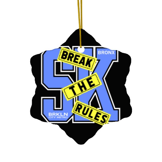 Bronx Street Art Urban Brooklyn Ceramic Ornaments