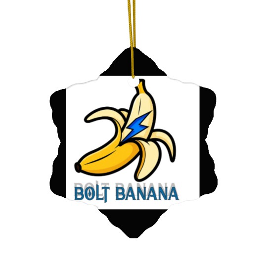 Bolt Banana Ceramic Ornaments