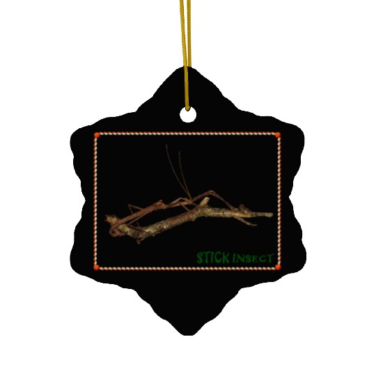Real Stick Insect  Ceramic Ornaments