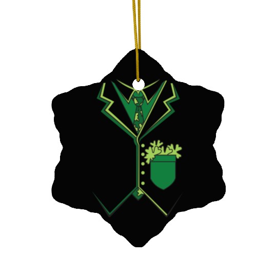 Irish Tuxedo Suit Ceramic Ornaments