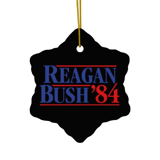 Reagan - Bush ’84 campaign Ceramic Ornaments