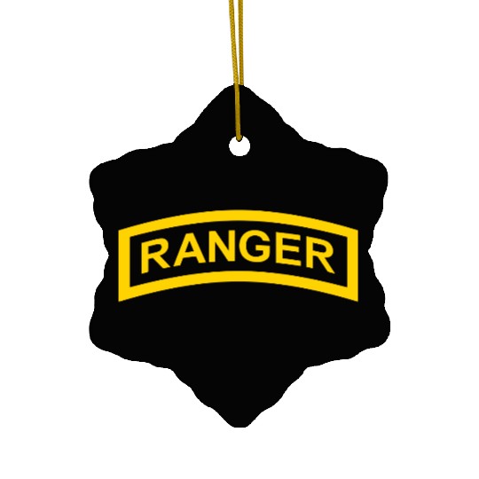 US Army Ranger Ceramic Ornaments
