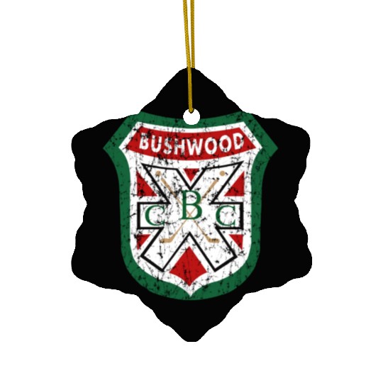 Bushwood Country Club Crest Ceramic Ornaments