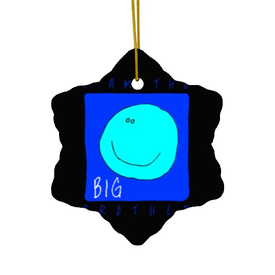 I Am The Big Brother Ceramic Ornaments