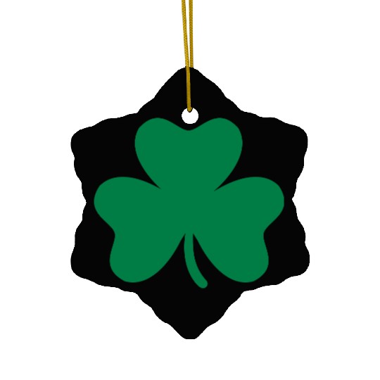Shamrock Ceramic Ornaments