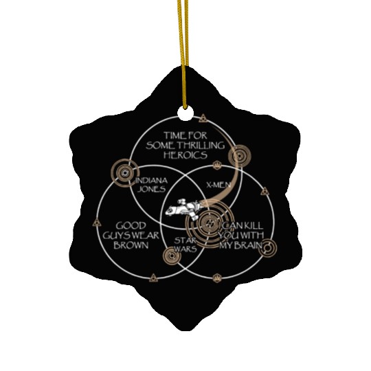 Firefly - Indiana Jones, X - men, Star wars Ceramic Ornaments