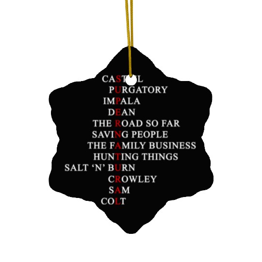 Supernatural - Awesome supernatural Ceramic Ornaments