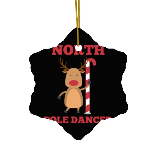 North Pole Dancer Ceramic Ornaments