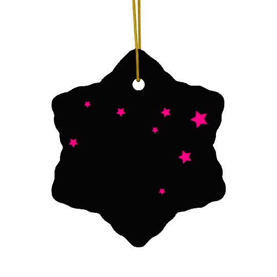 Stars, Pink, Bling Bling, Hen Nights Ceramic Ornaments