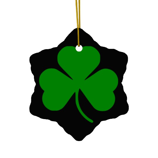 Shamrock - St. Patrick's Day Ceramic Ornaments