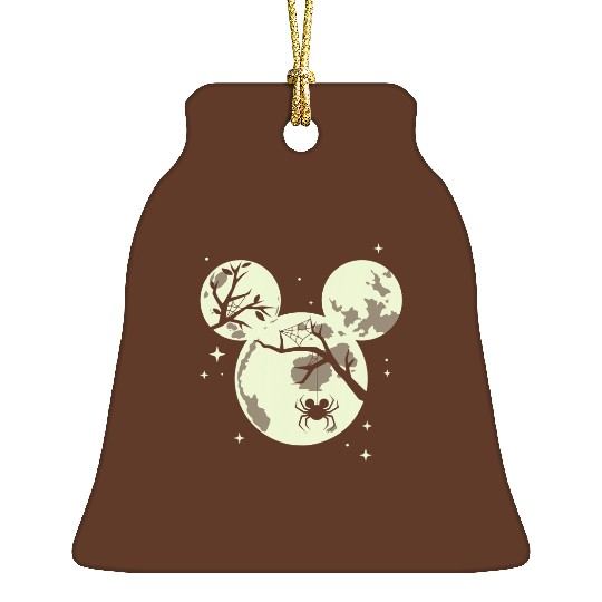 Disney Halloween Mickey Moon Ceramic Ornaments